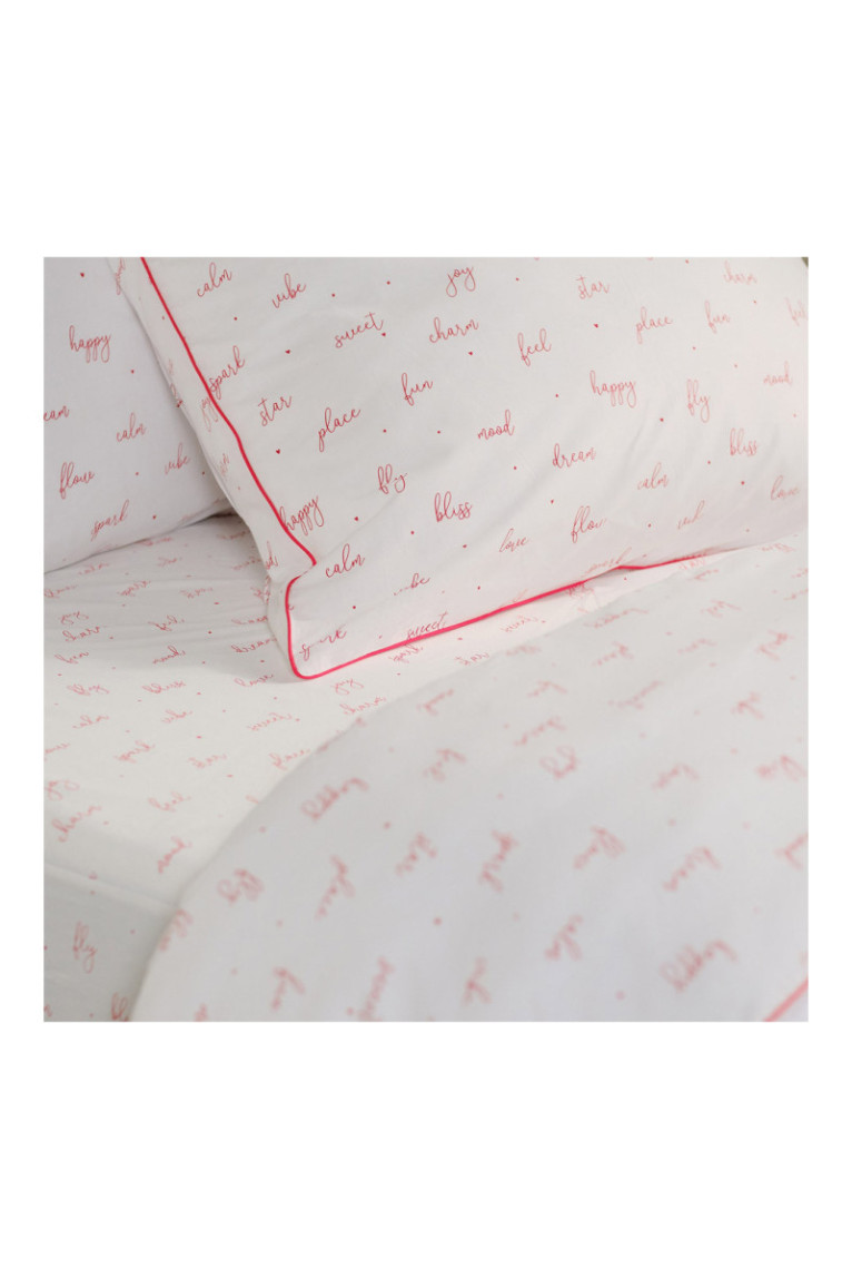 Parure de lit Zafir Blanc - 200x220cm