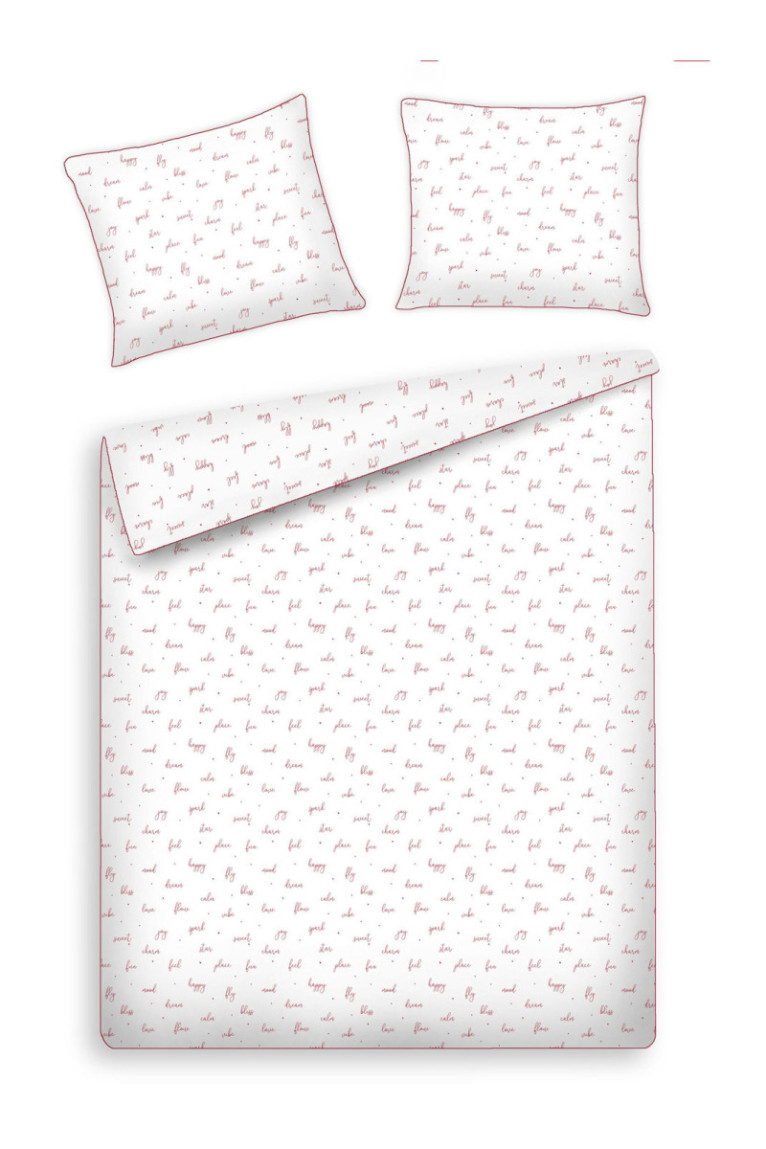 Parure de lit Zafir Blanc - 200x220cm