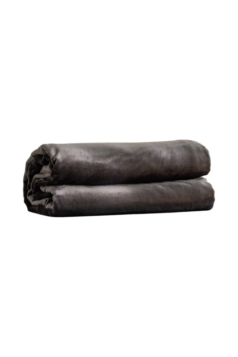 Plaid Floss Solid Gris foncé - 220x200cm