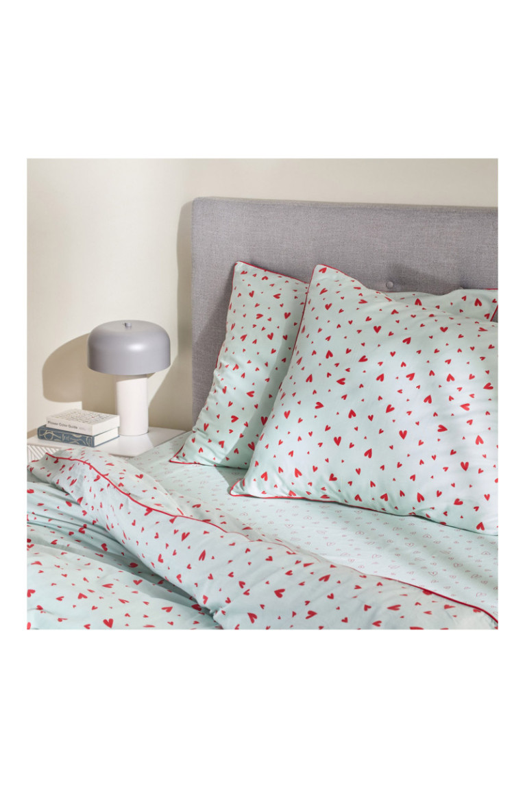 Parure de lit Malorina Turquoise clair - 160x200cm