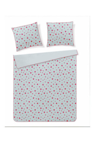 Parure de lit Malorina Turquoise clair - 160x200cm