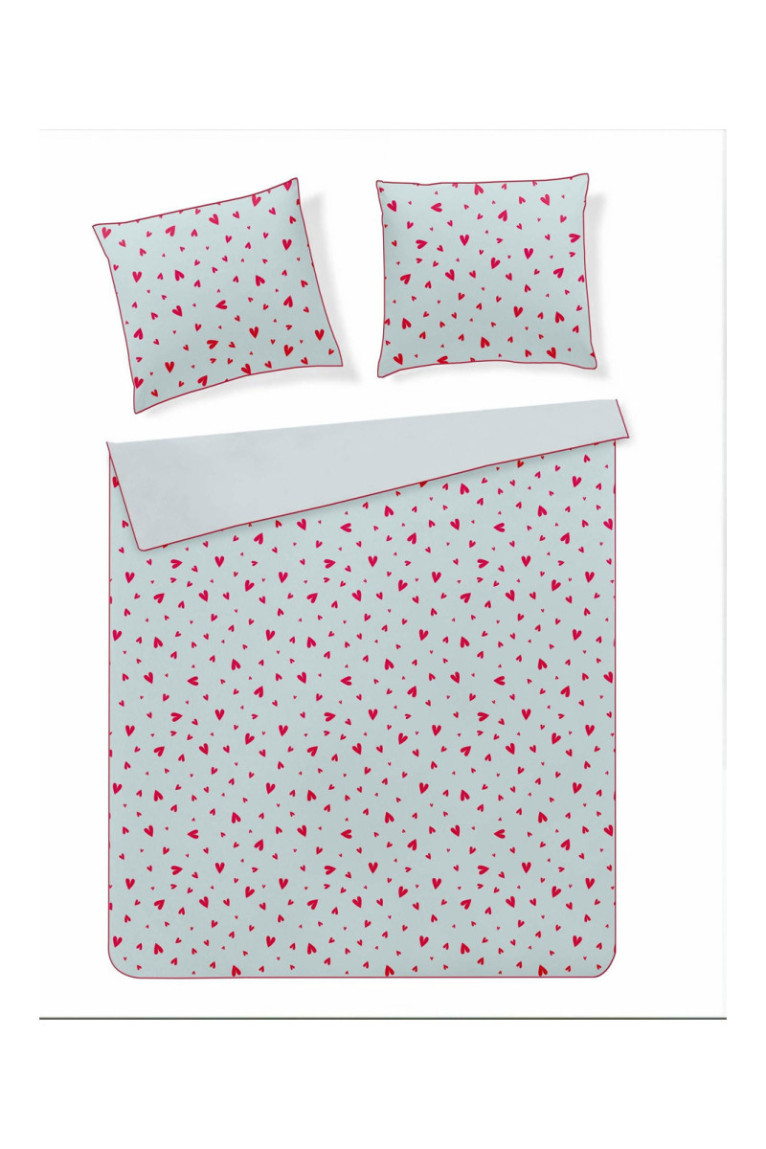 Parure de lit Malorina Turquoise clair - 160x200cm