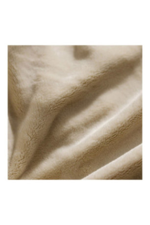 Couverture Floss Solid Beige clair - 220x200cm