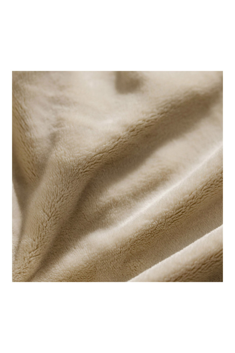 Couverture Floss Solid Beige clair - 220x200cm