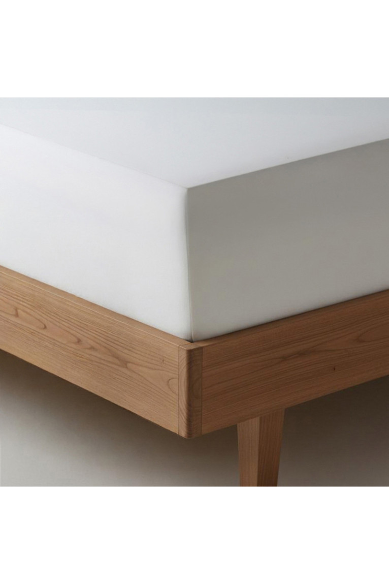 Drap-housse Macros Blanc - 200x220x35cm