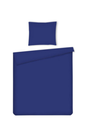 Parure de lit Micros Solid Indigo - 140x200cm