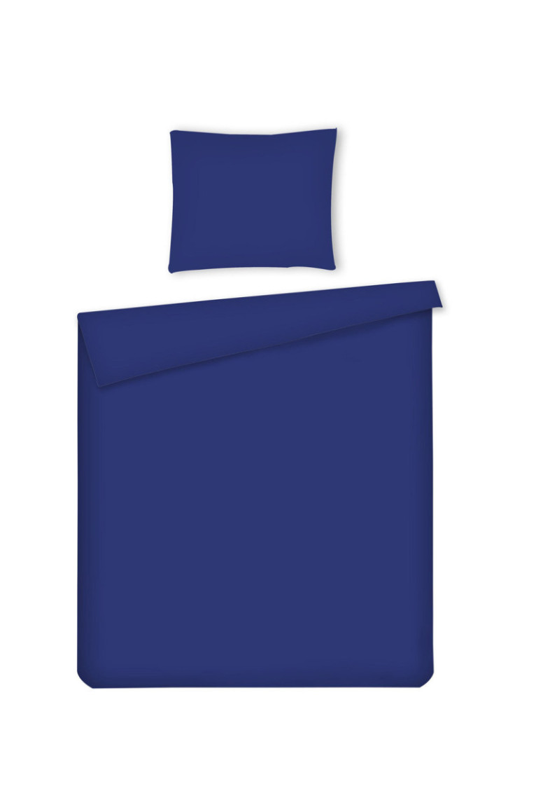Parure de lit Micros Solid Indigo - 140x200cm