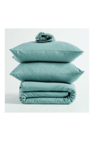 Parure de lit Micros Solid Turquoise - 140x200cm