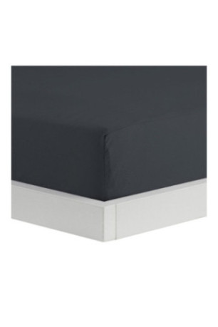 Drap-housse Micros Gris foncé - 90x200x25cm