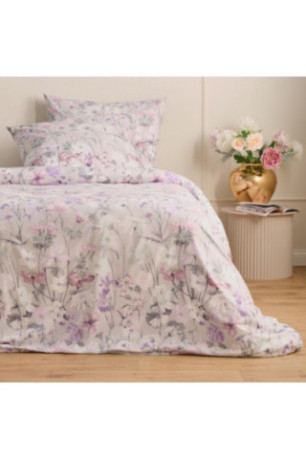 Parure de lit Violacharm Gris clair - 200x220cm
