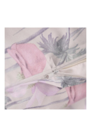 Parure de lit Violacharm Gris clair - 200x220cm