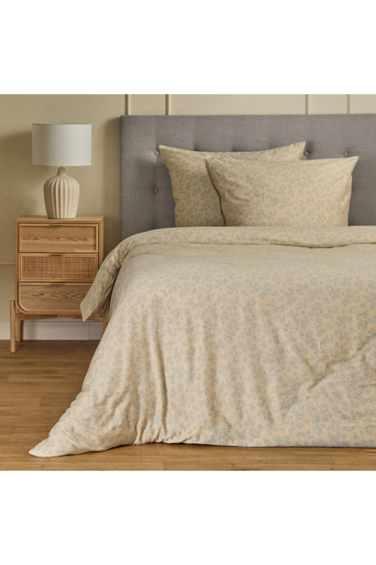 Parure de lit Rosmarin Beige clair - 200x220cm