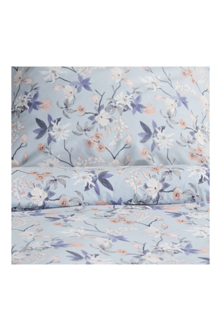 Parure de lit Morisa Bleu ciel - 200x220cm