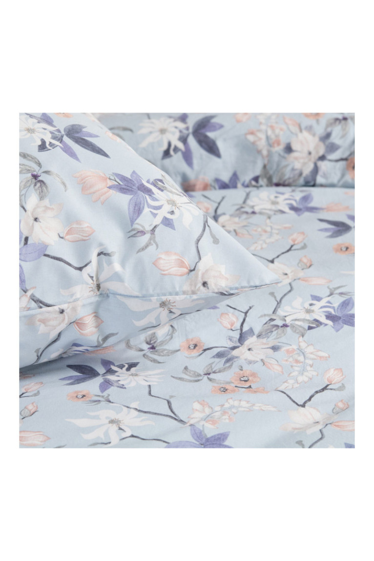Parure de lit Morisa Bleu ciel - 200x220cm