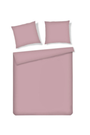 Parure de lit Micros Solid Rose - 200x220cm