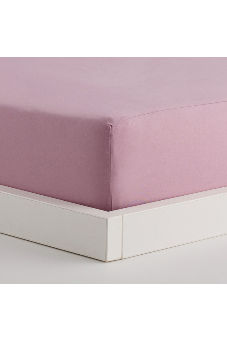 Drap-housse Micros Rose - 200x220x25cm