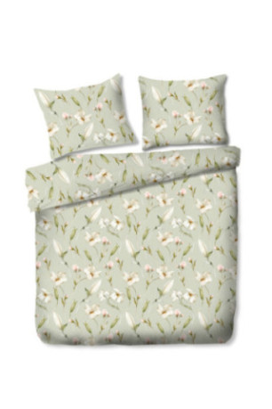 Parure de lit Burlatus Vert clair - 160x200cm