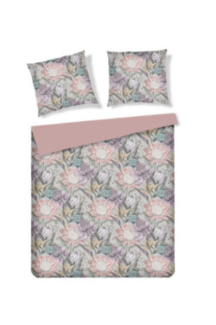 Parure de lit Daphnett Lilas - 160x200cm