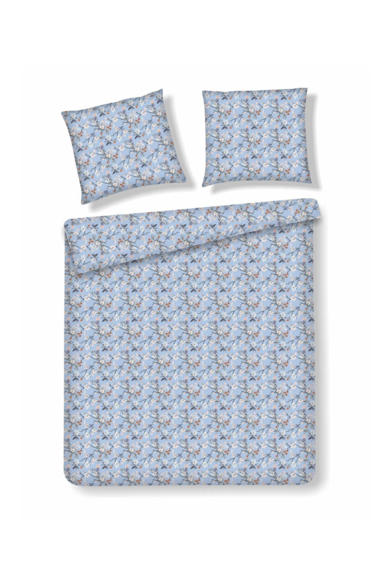 Parure de lit Morisa Bleu ciel - 160x200cm