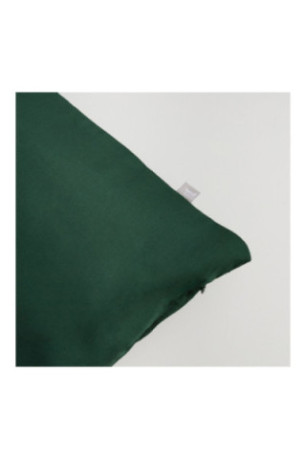 Taie d'oreiller Satinette Solid Vert foncé - 40x40cm