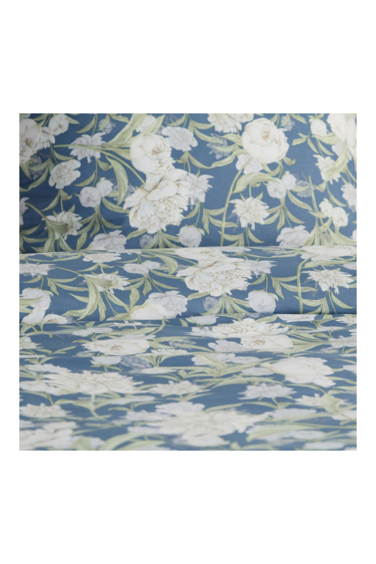 Parure de lit Lilos Bleu - 160x200cm