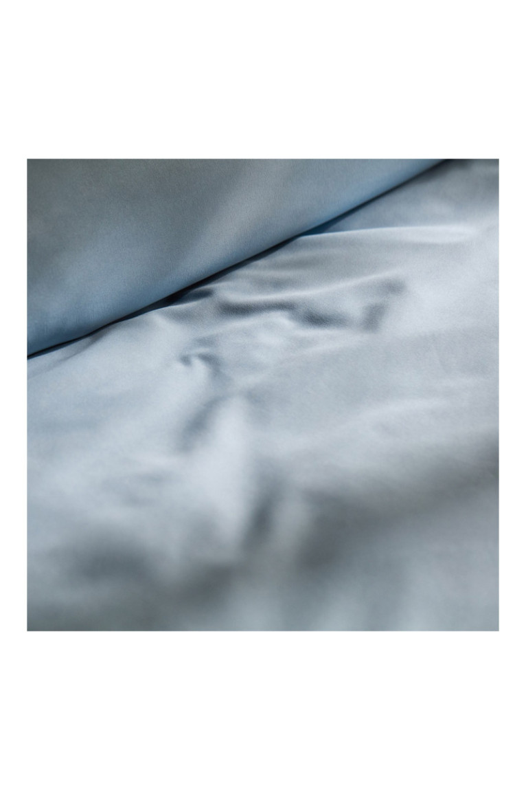 Parure de lit Micros Solid Bleu clair - 200x220cm