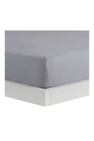 Drap-housse Micros Gris clair - 120x200x25cm
