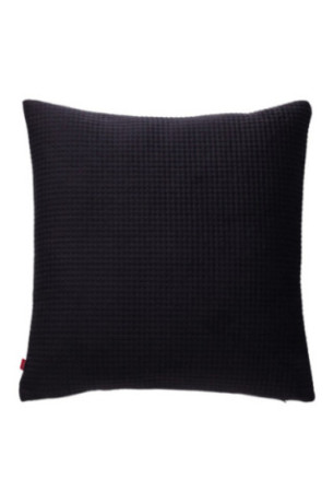 Housse de coussin unie Pontoso Noir - 45x45cm