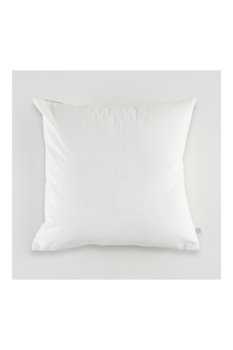 Housse de coussin décorative Calama Blanc - 45x45cm