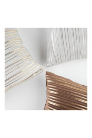 Housse de coussin décorative Calama Blanc - 45x45cm