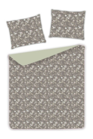 Linge de lit Tomo Taupe - 200x220cm