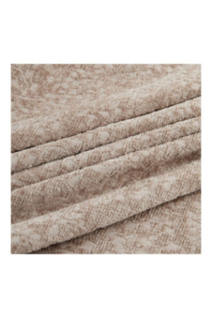 Dessus de lit Fretete Taupe - 200x275cm