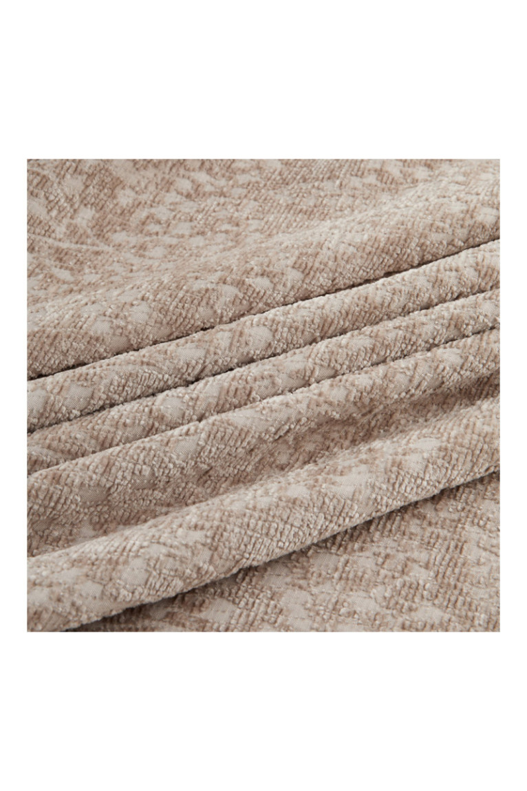 Dessus de lit Fretete Taupe - 200x275cm