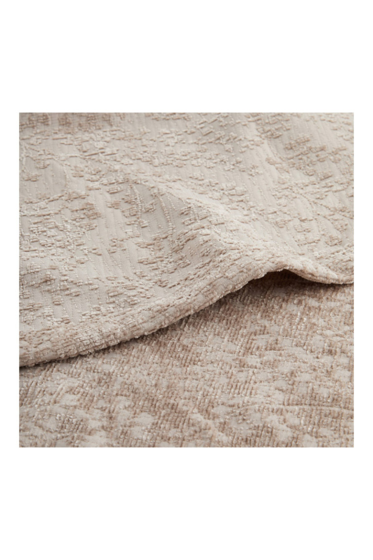 Dessus de lit Fretete Taupe - 200x275cm