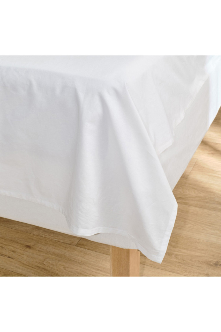 Drap plat Flattico Blanc - 220x240cm