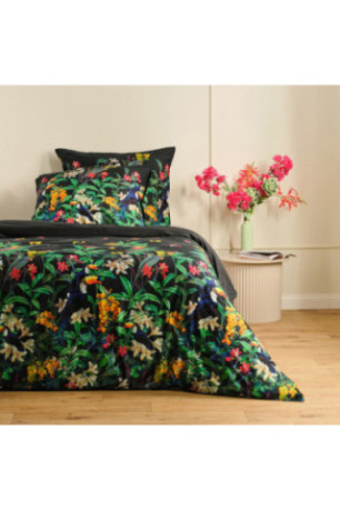 Parure de lit Tropicus Noir - 200x220cm