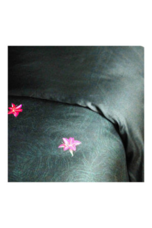 Parure de lit Tropicus Noir - 200x220cm