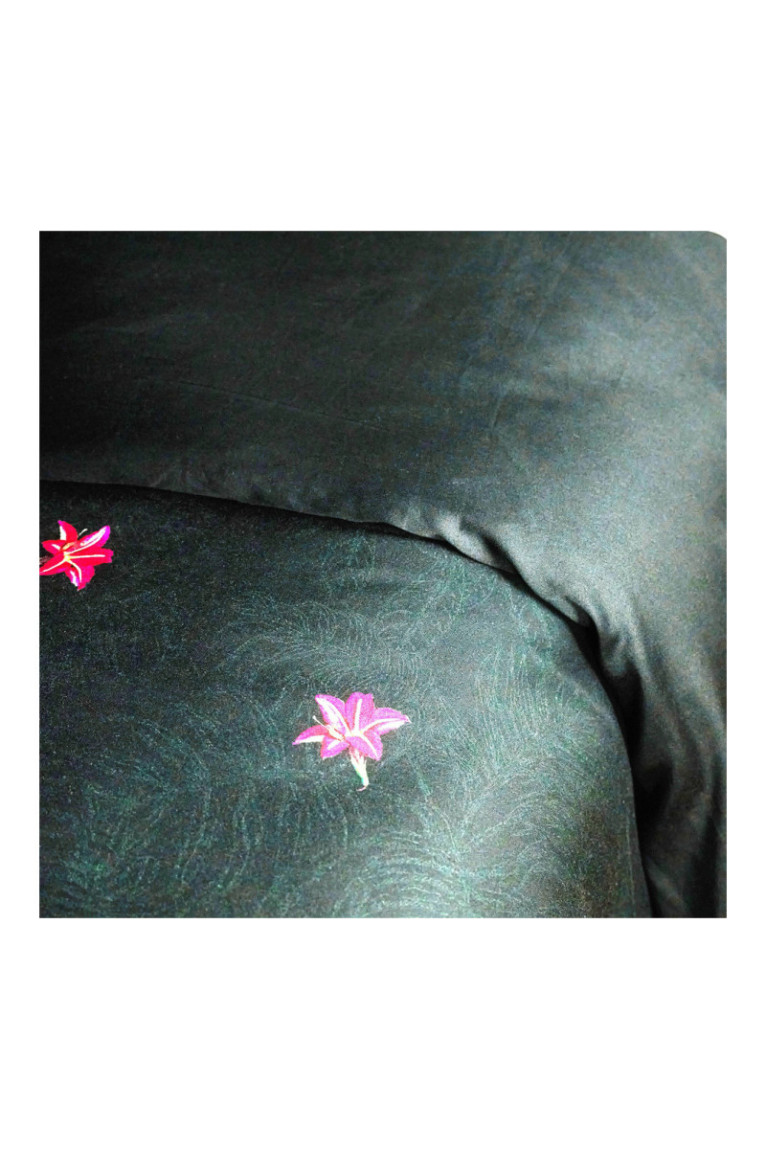 Parure de lit Tropicus Noir - 200x220cm