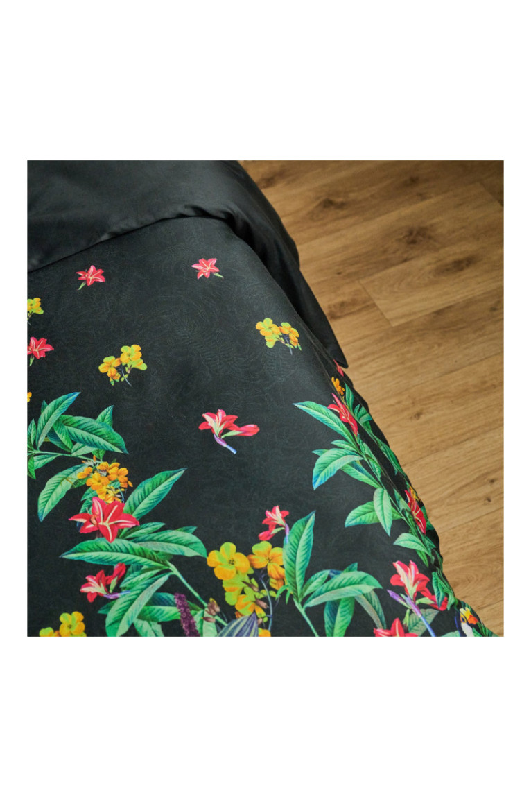 Parure de lit Tropicus Noir - 200x220cm