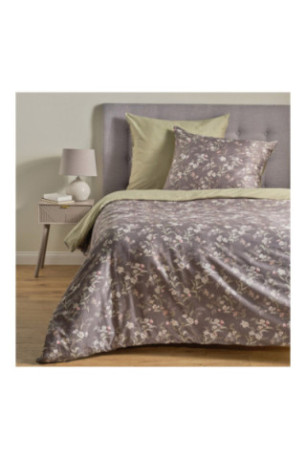 Parure de lit Tomo Taupe - 160x200cm