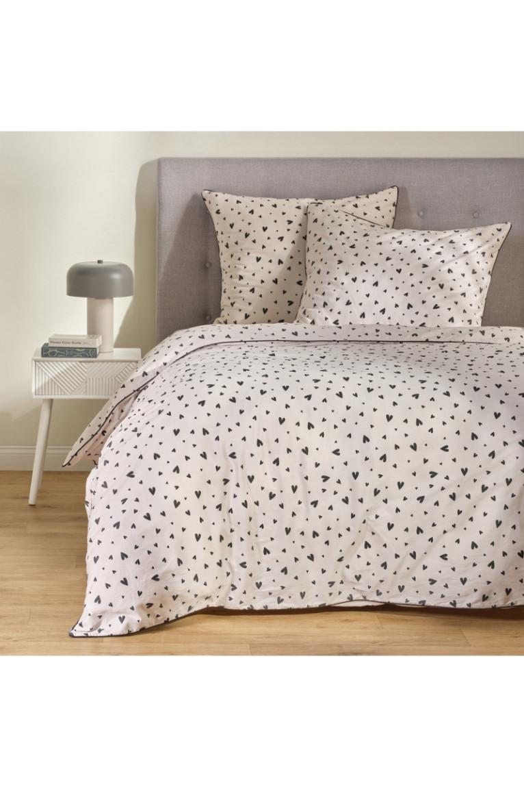 Parure de lit Malorina Beige clair - 160x200cm