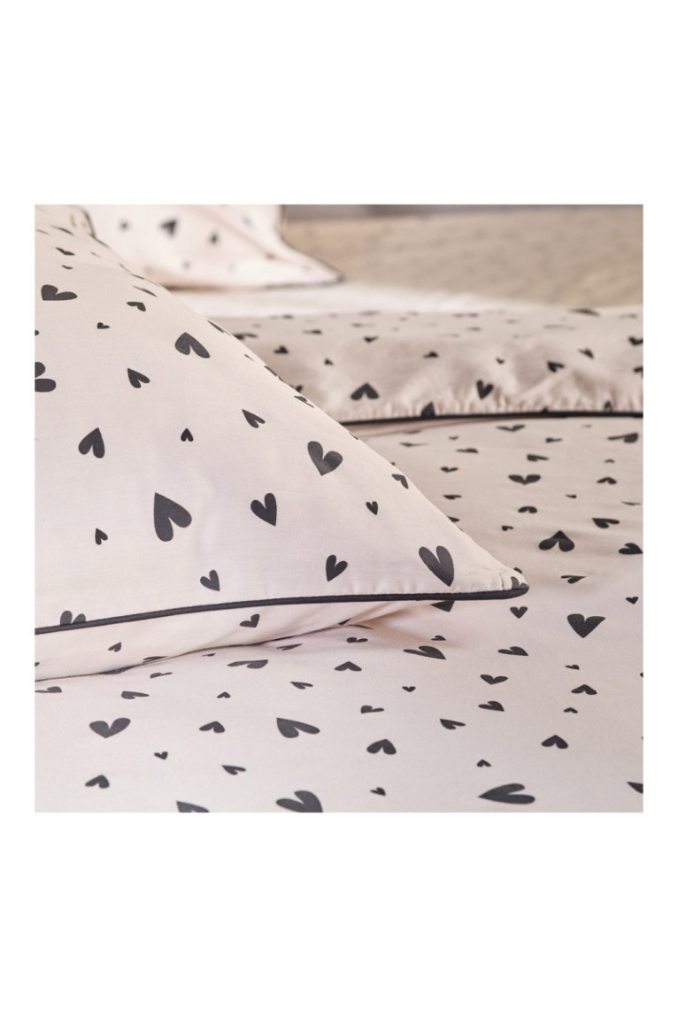 Parure de lit Malorina Beige clair - 160x200cm