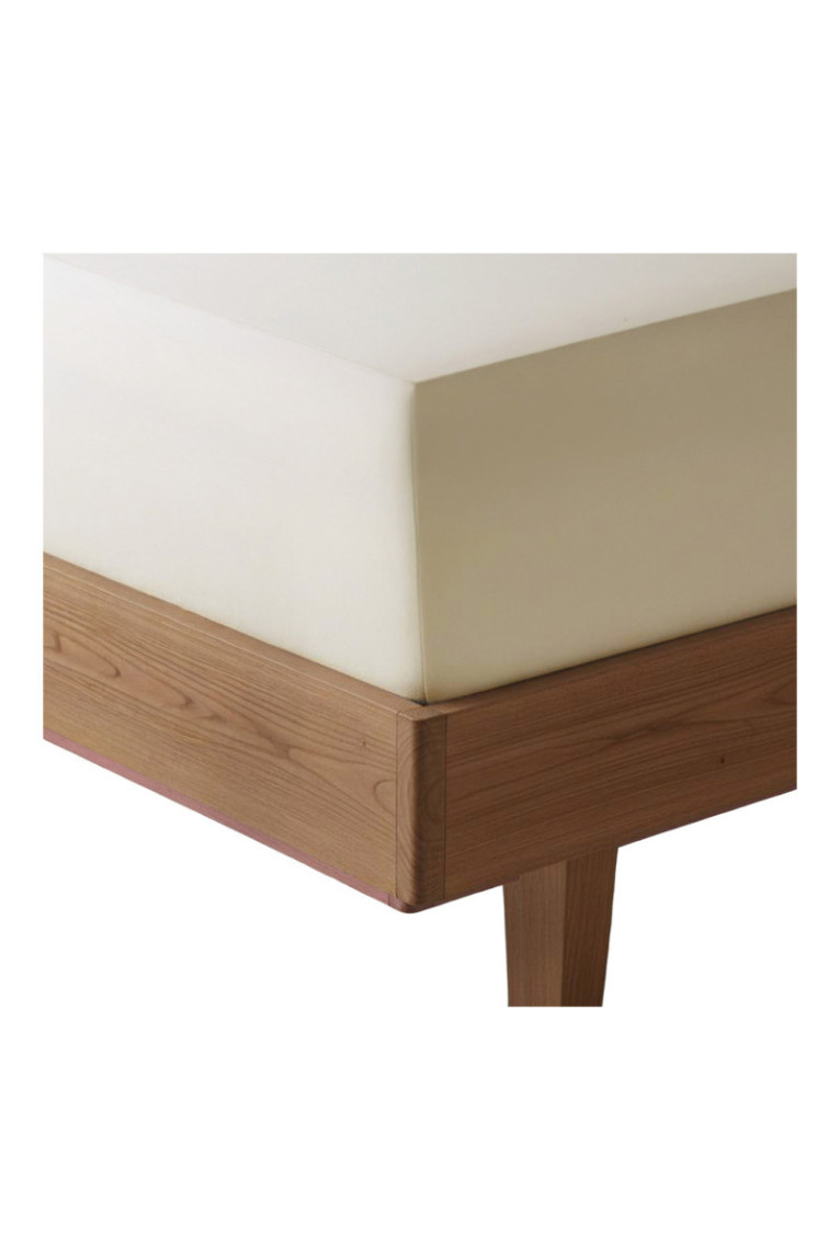 Drap-housse Macros Beige - 160x200x35cm