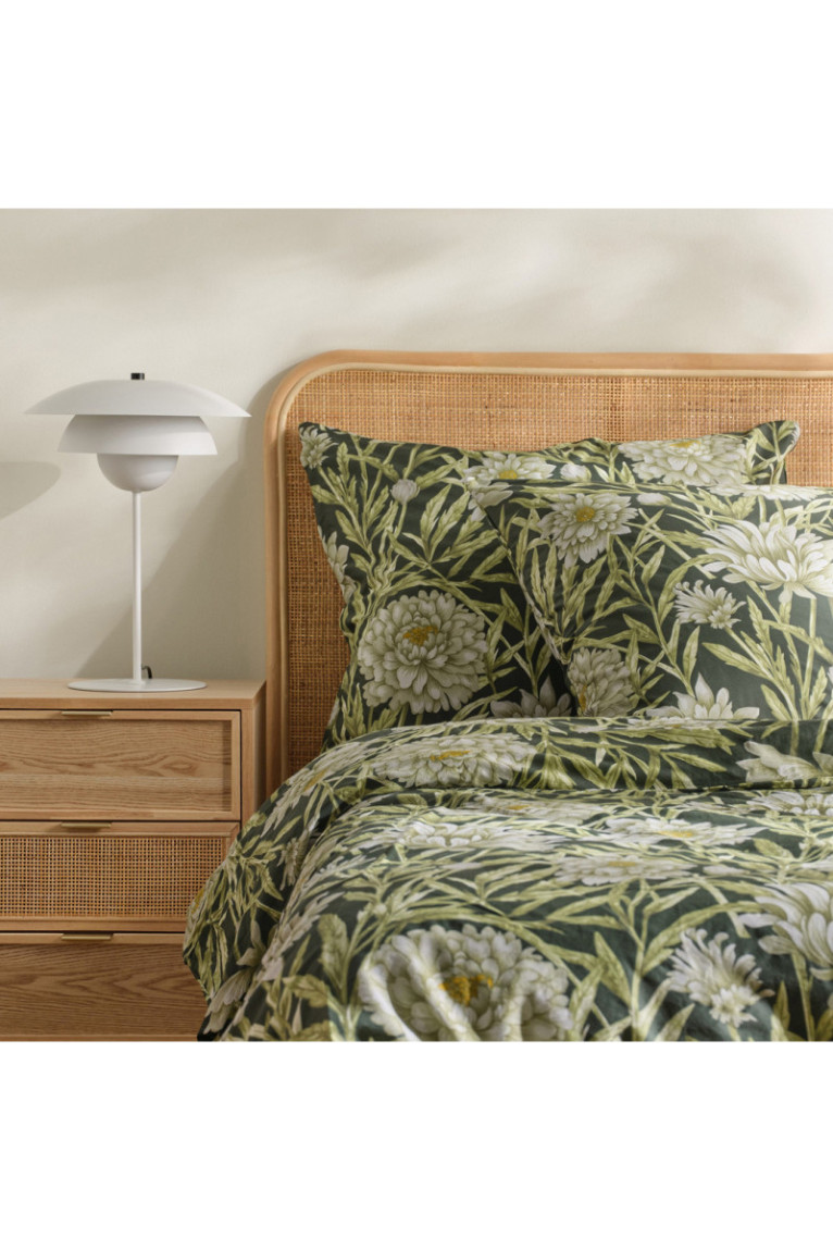 Parure de lit Forica Vert - 160x200cm