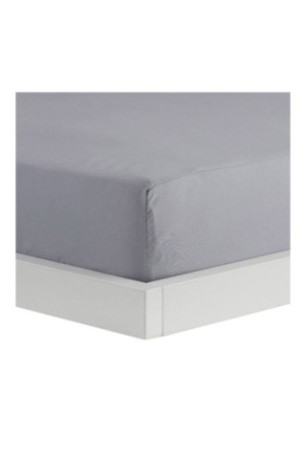 Drap-housse Micros Gris clair - 200x220x25cm