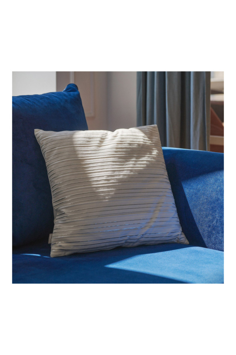 Housse de coussin décorative Calama Printed Blanc - 45x45cm