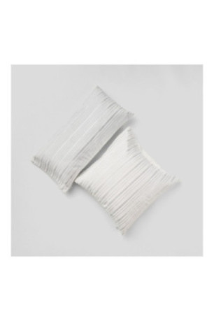 Housse de coussin décorative Calama Printed Blanc - 45x45cm