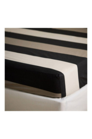 Drap-housse Mirni Beige - 160x200x25cm