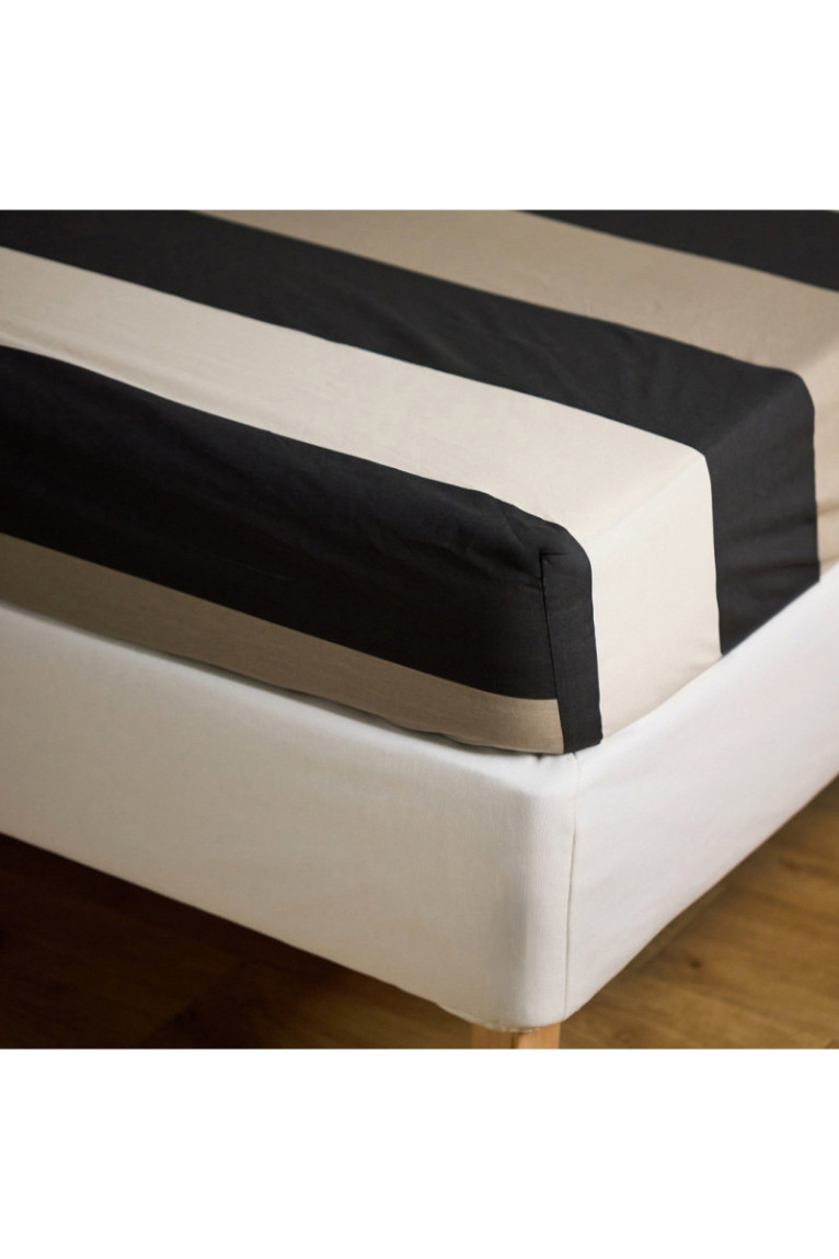 Drap-housse Mirni Beige - 180x200x25cm