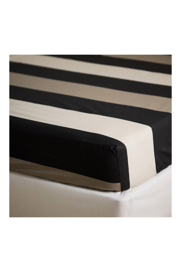 Drap-housse Mirni Beige - 180x200x25cm